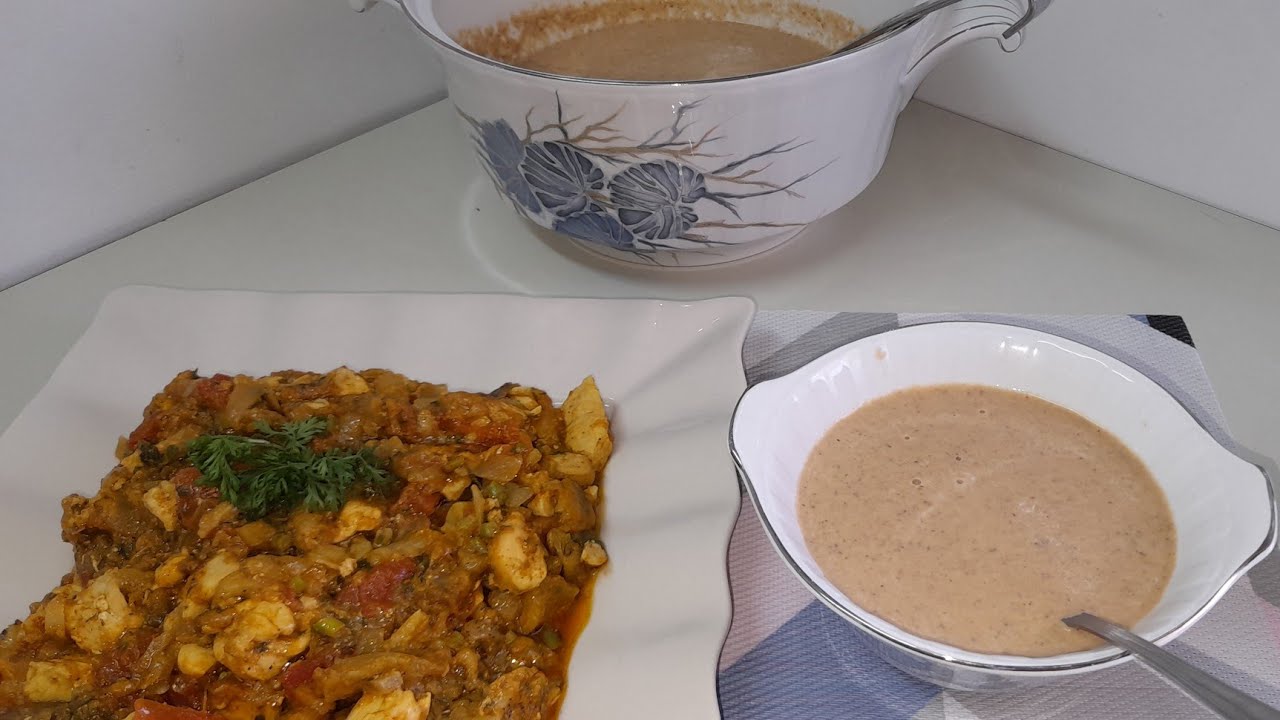 وجبة عشاء سريعة التحضير شوربة الفطر🍄 مرافقة بطبق البادنجان مع صدر الدجاج.sopa de champiñones