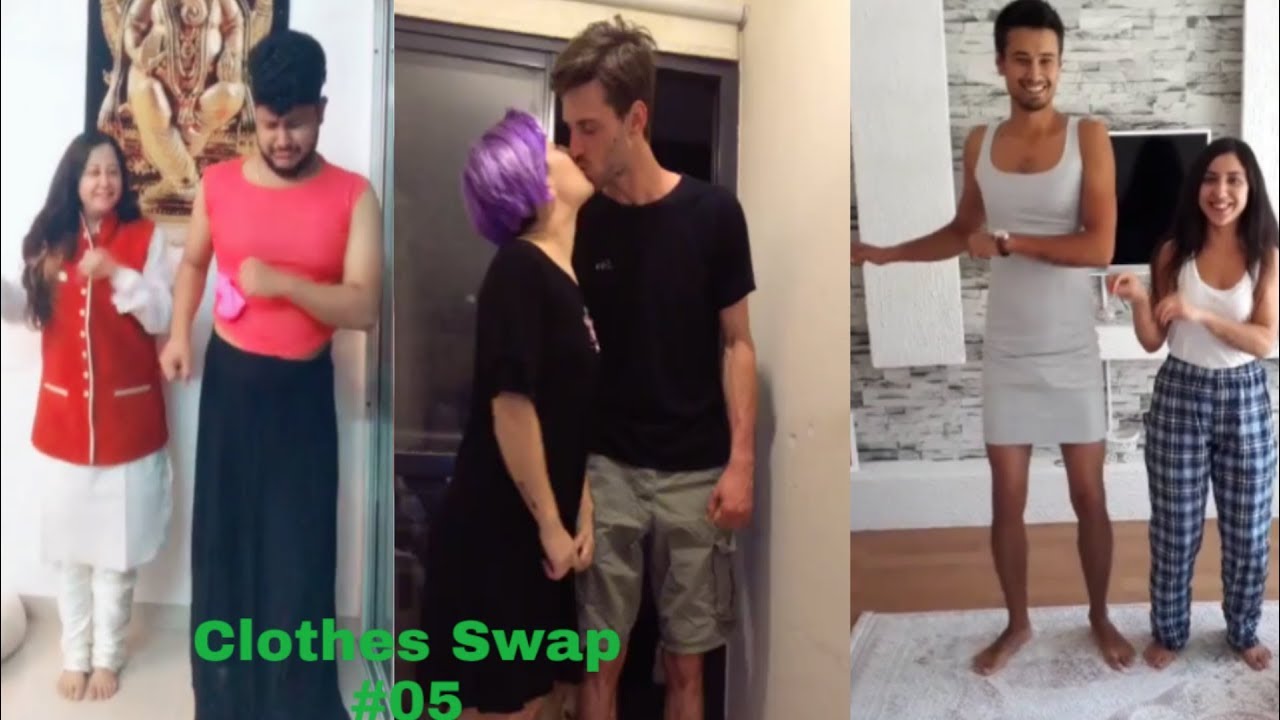 Clothes Swap Prank Musically Challenge /Popular Funny Dress Change Tik Tok 05