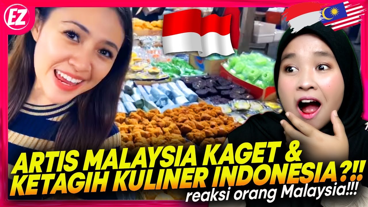 🇮🇩 SHOCK!!😱😍 ALASAN ARTIS MALAYSIA KAGET DAN KETAGIHAN GARA GARA KULINER DI INDONESIA?! 🇲🇾 REACTION