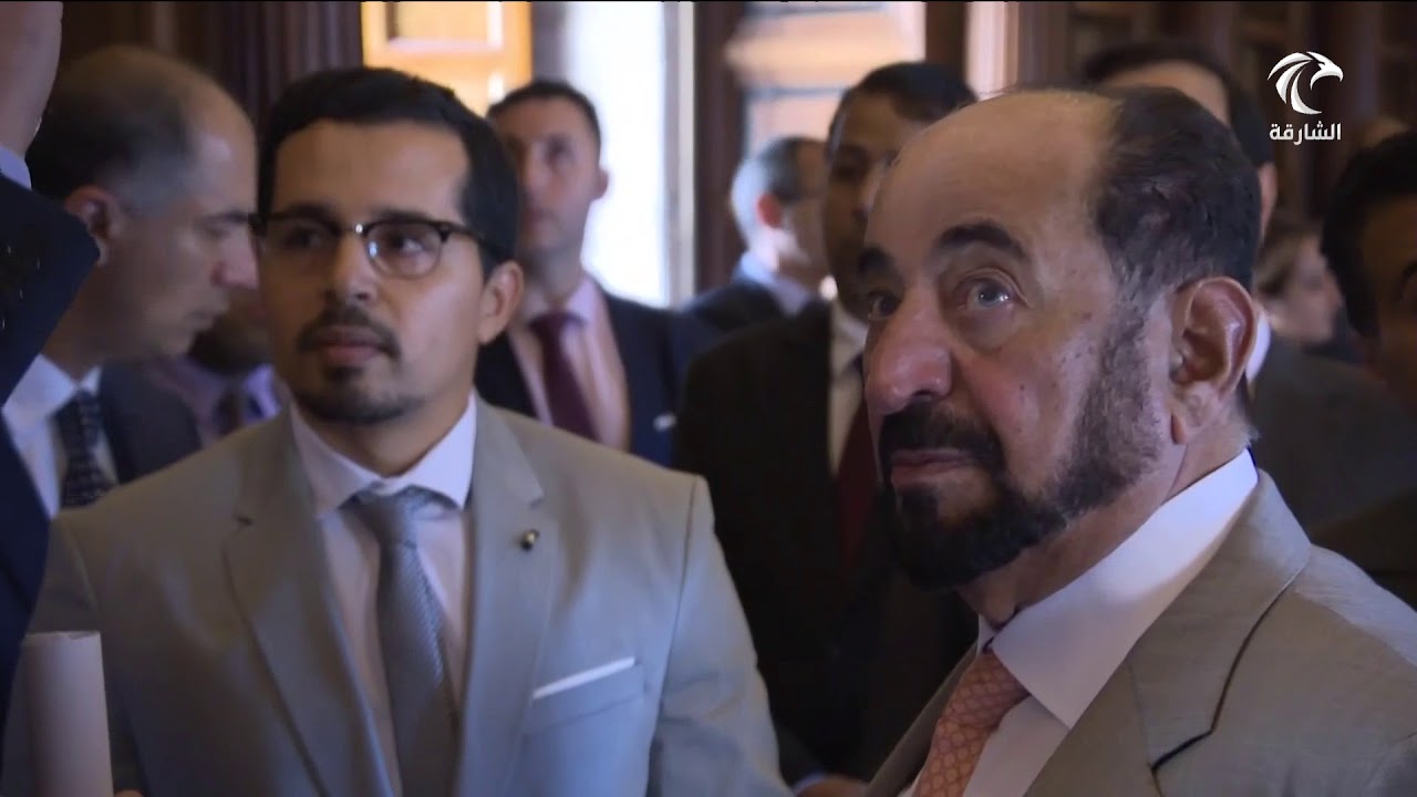 حاكم الشارقة يزور مكتبة الإسكوريال الإسبانية