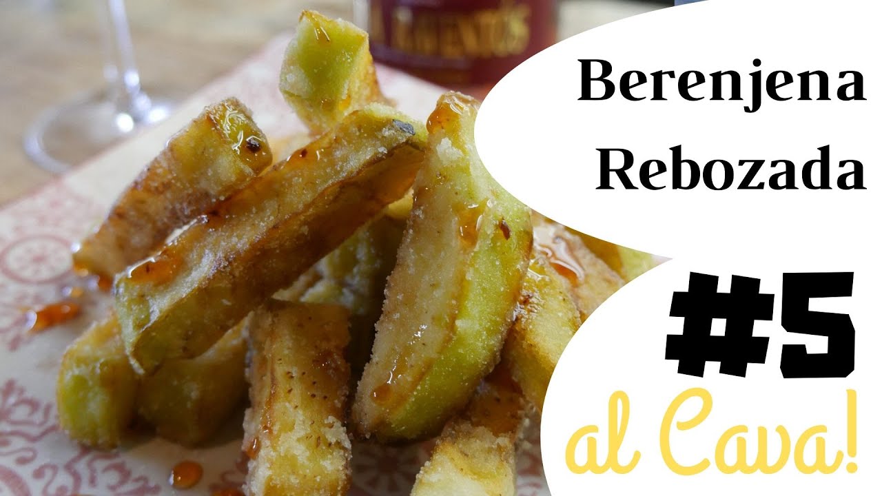Berenjena rebozada con reducción de Cava y un toque picante! - Cocina en la Cava! #5 - Solà Raventós