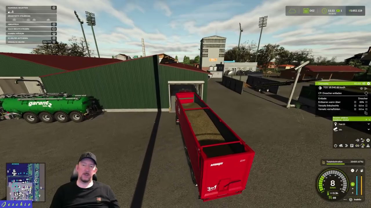 Twitch-Live Lets Play Farming Simulator 25 - Folge 393 - auf der Papenburger Map mit Jeschio