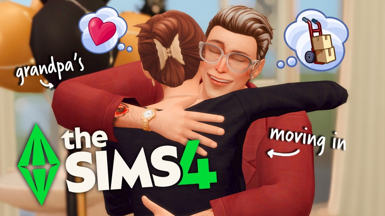 grandpa's moving in👴| Sims 4 Hot Tea Legacy