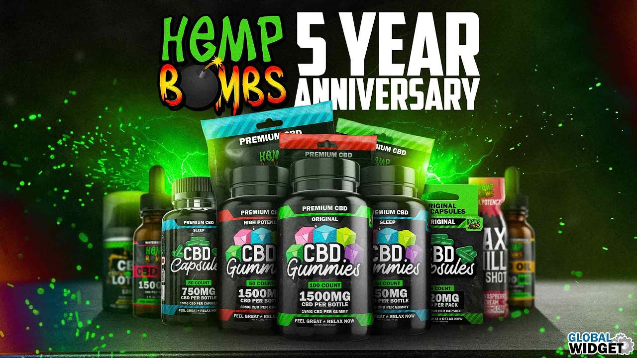 Hemp Bombs 5-Year Anniversary | Best CBD Products | Hemp Bombs &reg;