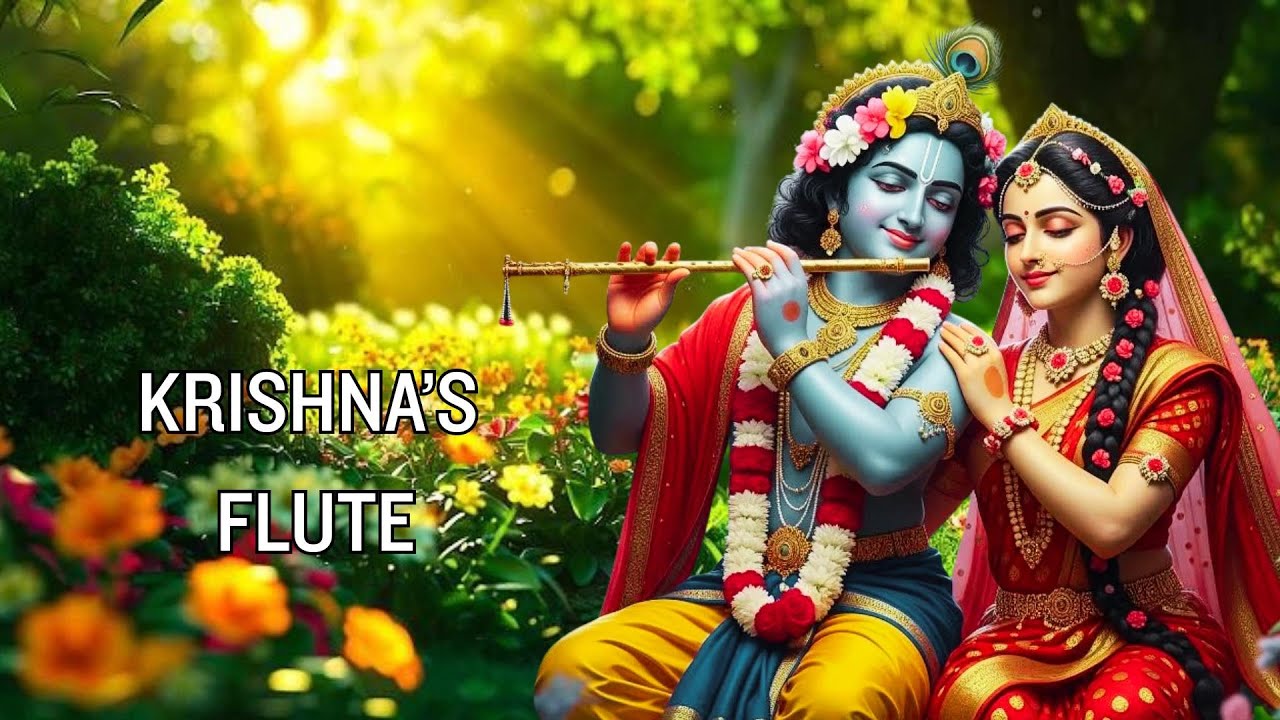 krishna's Flute Music For Positive Energy | Relaxing Flute,Meditation Music  | Indian Flute 455