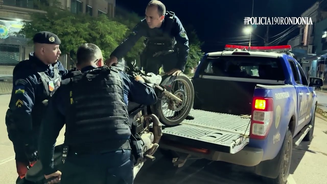 MENOR DE 15 ANOS FOGE DA POLÍCIA SEM HABILITAÇÃO, APÓS USO DE MACONHA E EM MOTO SEM FAROL