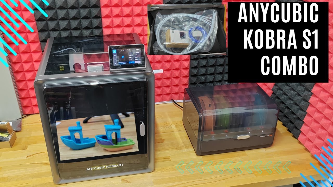 Anycubic S1 Combo Unboxing, Uruchomienie i Test 