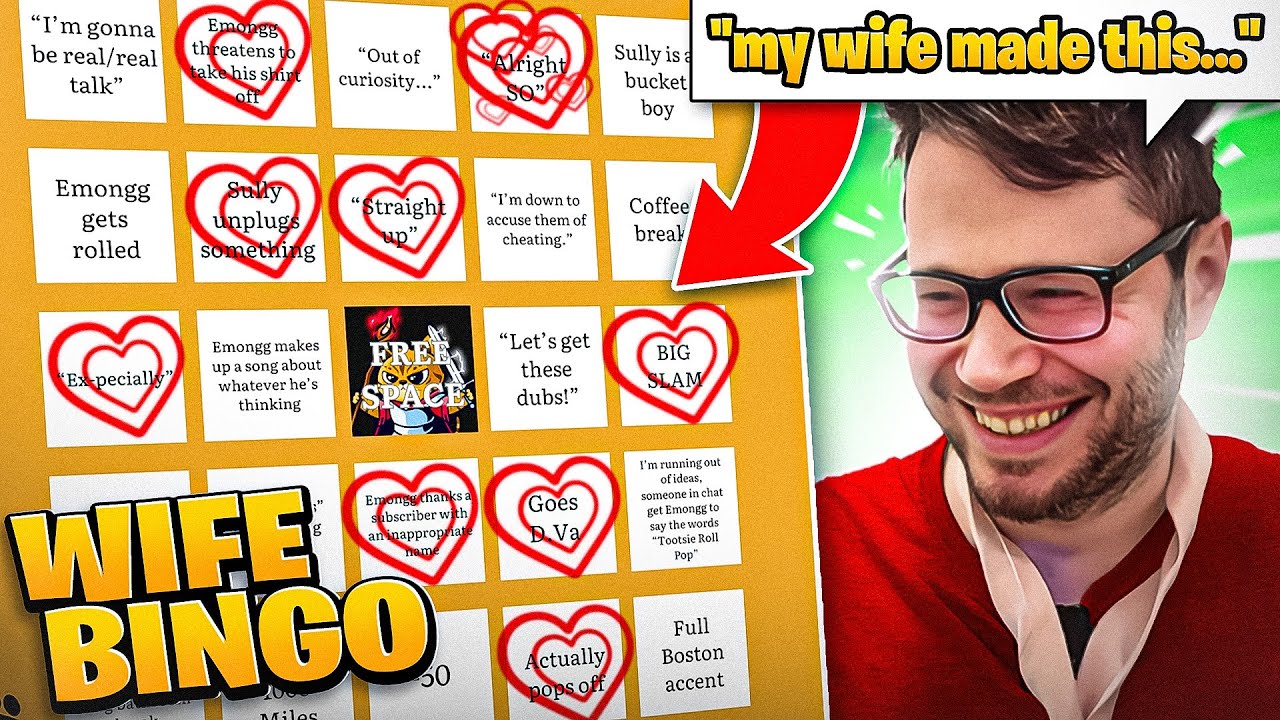 So My Wife Made A Bingo Card About How I Play Overwatch...