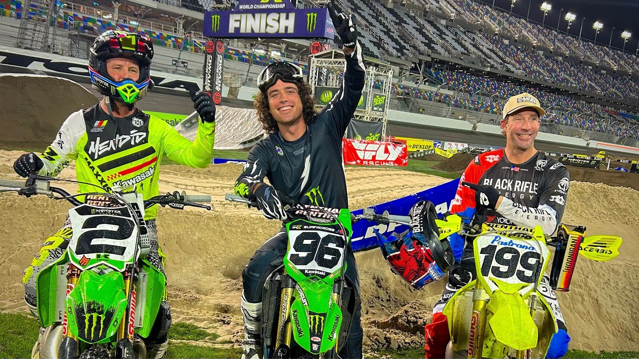 I Beat Supercross Legends at Daytona | Axell Hodges