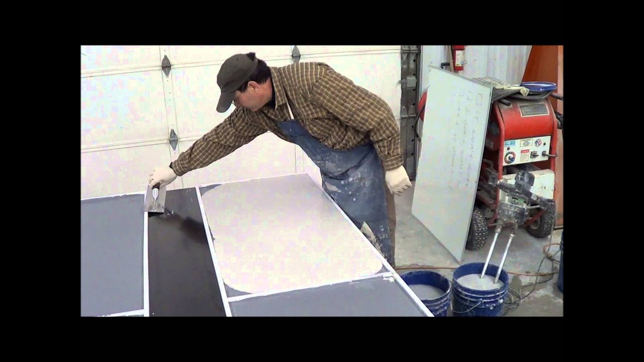 Casting Fast Set GFRC (Glass Fiber Reinforced Concrete) with a troweled facecoat