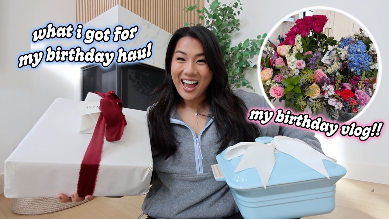 WHAT I GOT FOR MY BIRTHDAY!! My Birthday Vlog!!