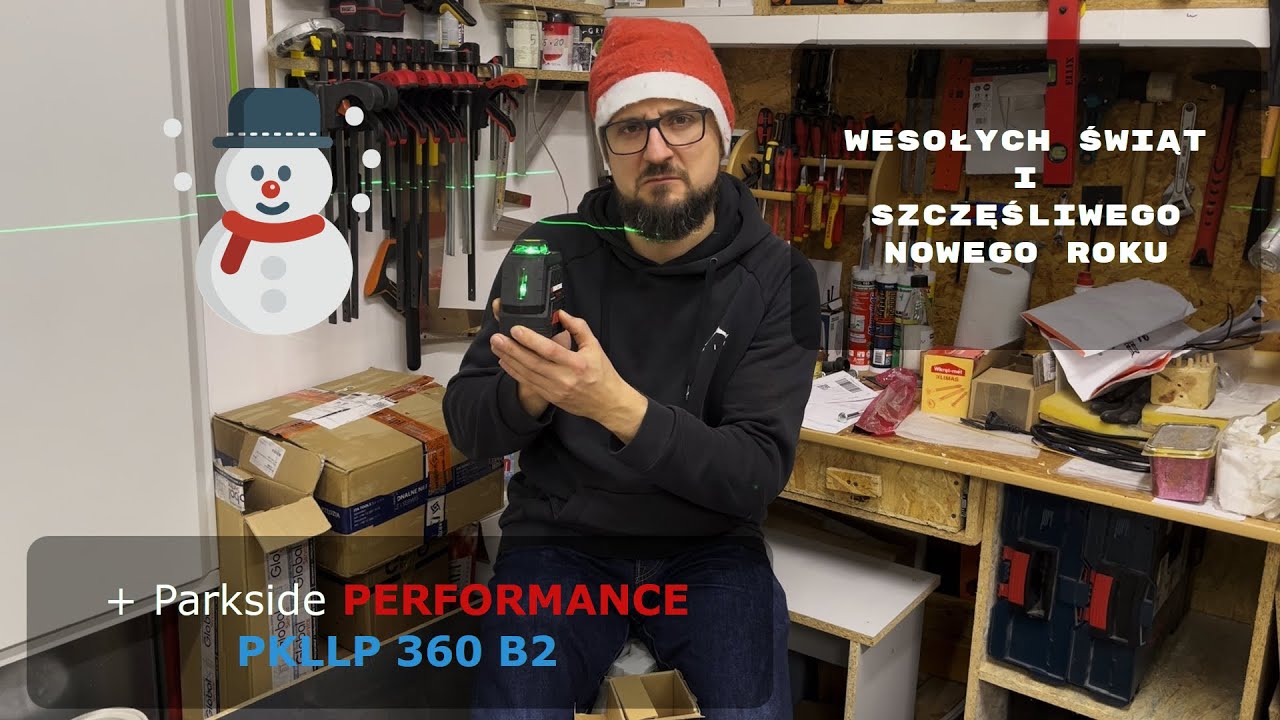 PARKSIDE PERFORMANCE PKLLP 360 B2 - laser krzyżowy | ŻYCZENIA DLA WIDZÓW | PODSUMOWANIE ROKU