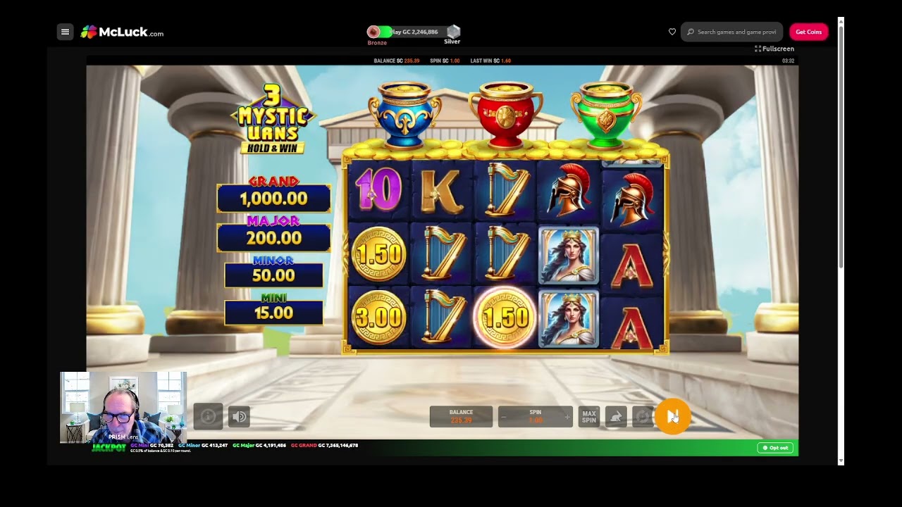 Mc.Luck Casino.  Major Wins on Blackjack How Much? Watch to find out.
