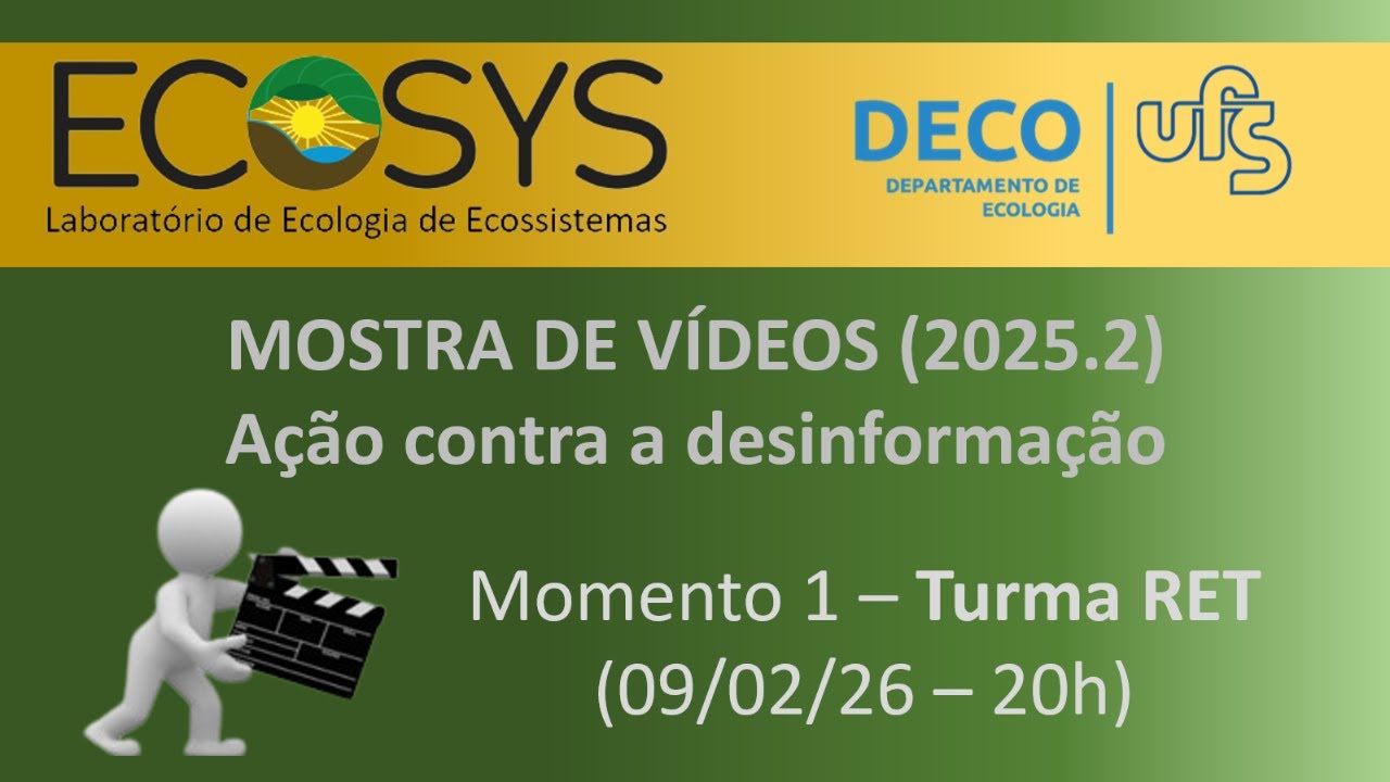 Mostra de Vídeo 2025.2 – Ação contra a desinformação (Momento 1)