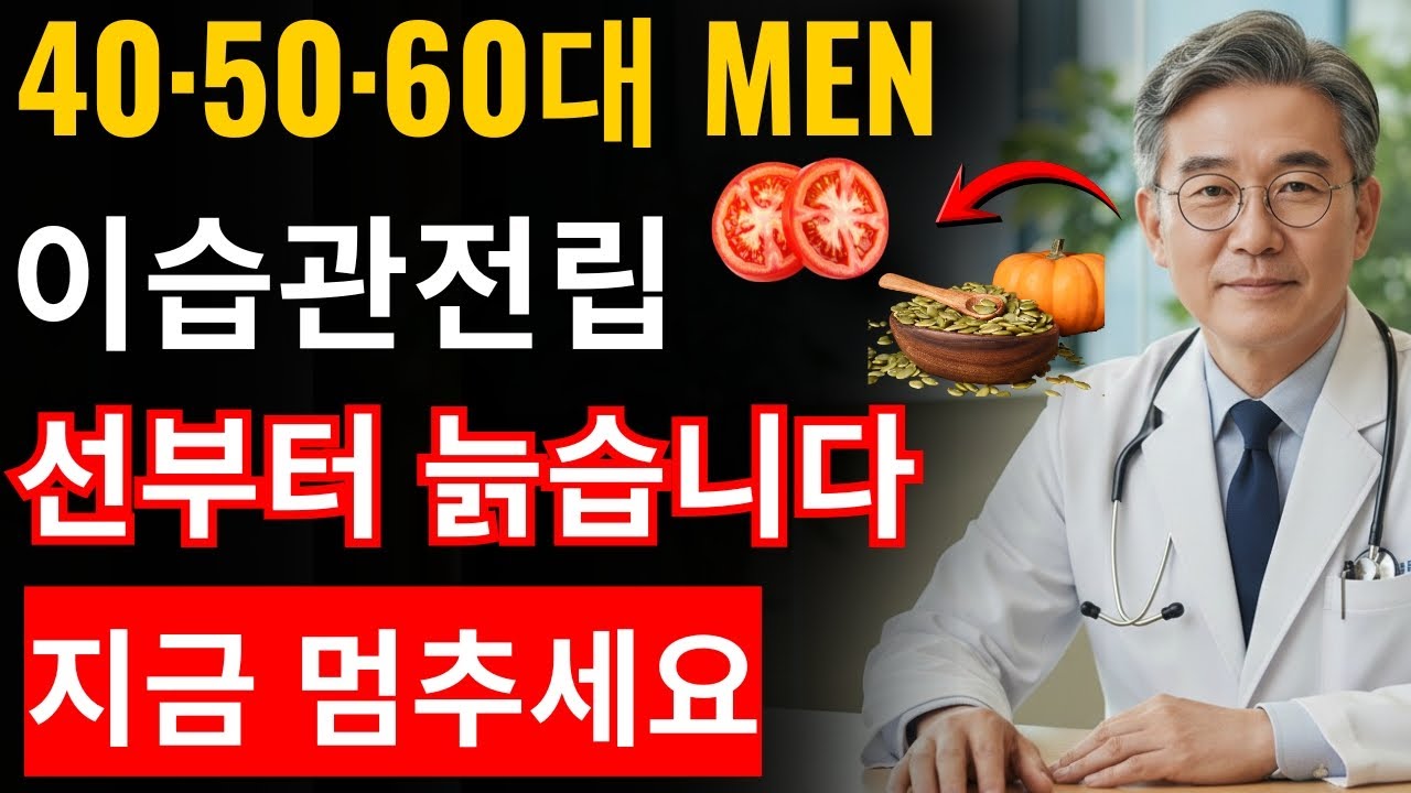 남성 건강, 이렇게 무너지기 시작합니다… 해결법은