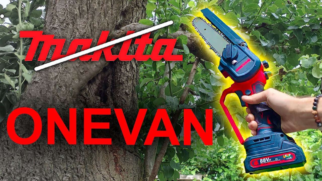 ЗАЧЕМ Makita?! ДЕШЁВАЯ Аккумуляторная ПИЛА ONEVAN 6″  с aliexpress - ОГОНЬ!!! ТЕСТ