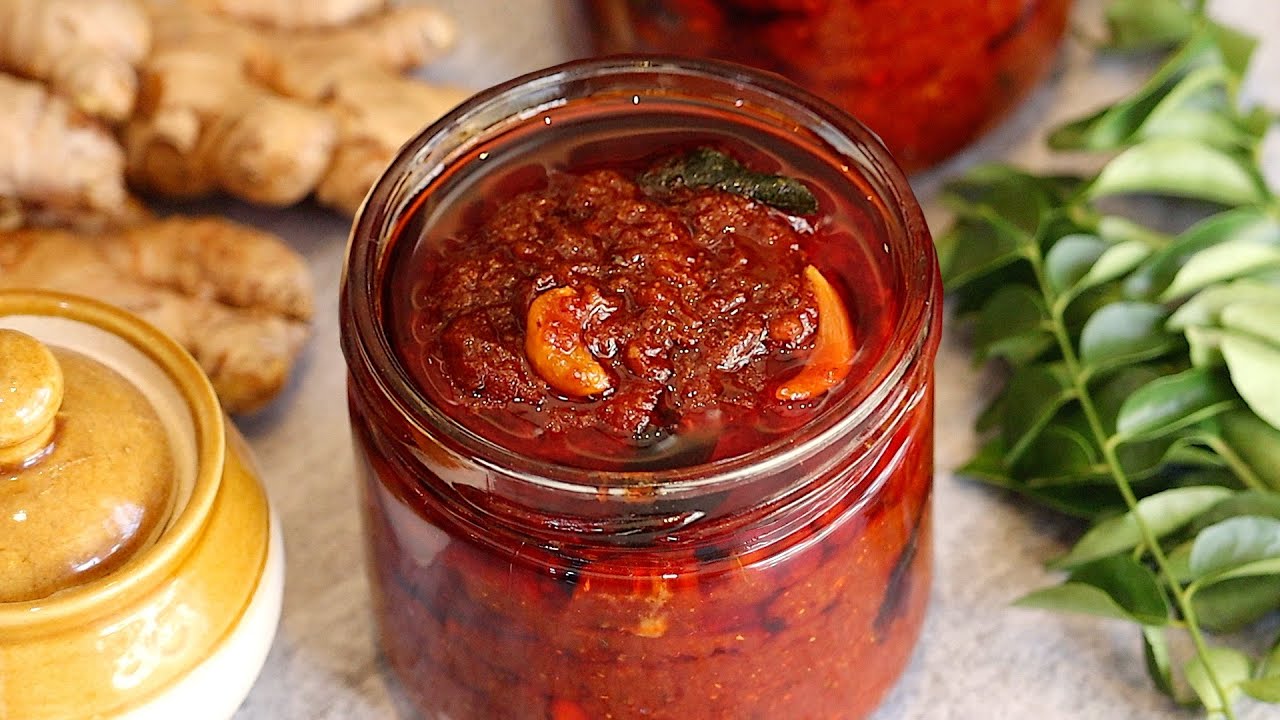 ఎండతో పనిలేకుండా ఎక్కువ రోజులు నిల్వ ఉండే అల్లం నిల్వ పచ్చడి😋 Ginger Pickle👌 Allam Pachadi In Telugu