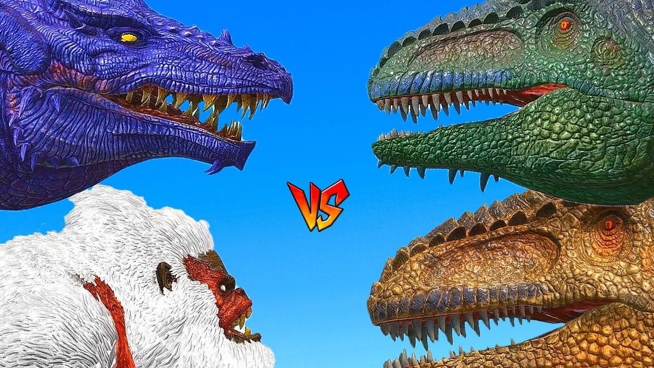 Ark Survival - DRAGON vs GIGA and MEGAPITHECUS vs GIGA [Ep.364]