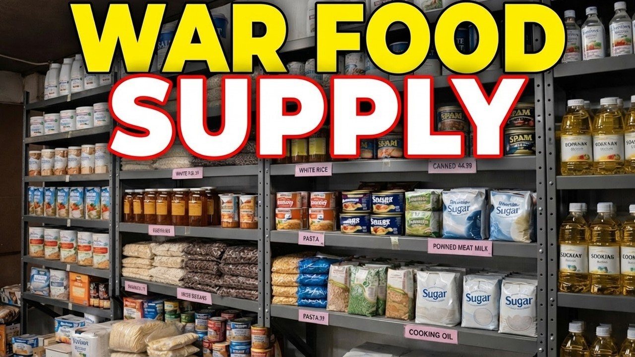 Iran War: TOP 10 Foods in Your State to Stockpile NOW!