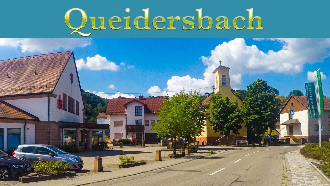A small german village by the Palatinate Forest
