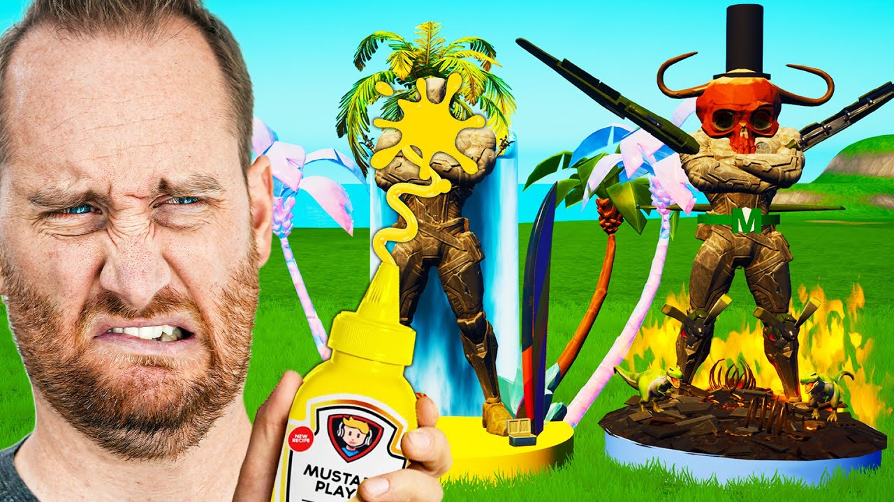 I Gave YouTubers A Build Challenge - Loser Eats Mustard!