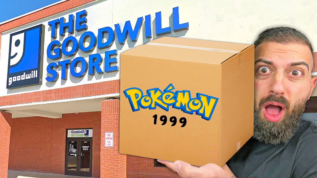 I Won a Giant Box of Pokemon Cards at Goodwill!
