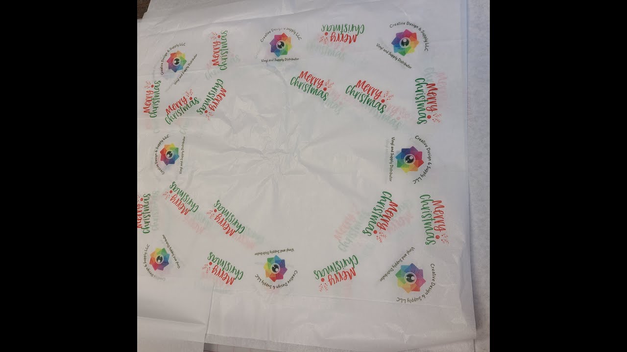 Sublimation onto Tissue Paper *Sublimation Hack* from Creative Design & Supply