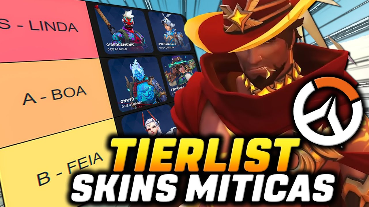 TIERLIST OFICIAL DAS PIORES E MELHORES SKINS MITICAS DO OVERWATCH 2