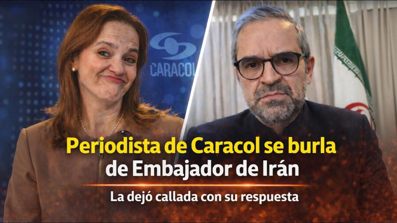 Periodista de CARACOL se BURLA de Embajador de IRÁN / ¡Los dejó CALLADOS con su respuesta!