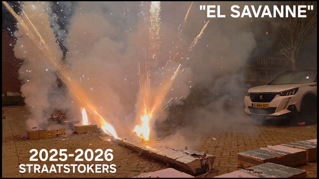 STRAATSTOKERS VUURWERKSHOW OUDJAAR  2025-2026 