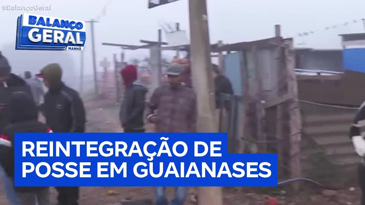 Polícia Militar realiza reintegração de posse em Guaianases, zona leste de SP
