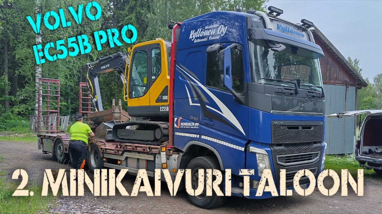 2. kaivuri - Volvo EC55B Pro