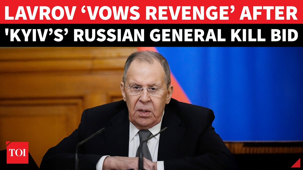 Lavrov RAGES At Zelensky After ‘Ukraine’s Failed’ Bid To Assassinate Russian General In Moscow