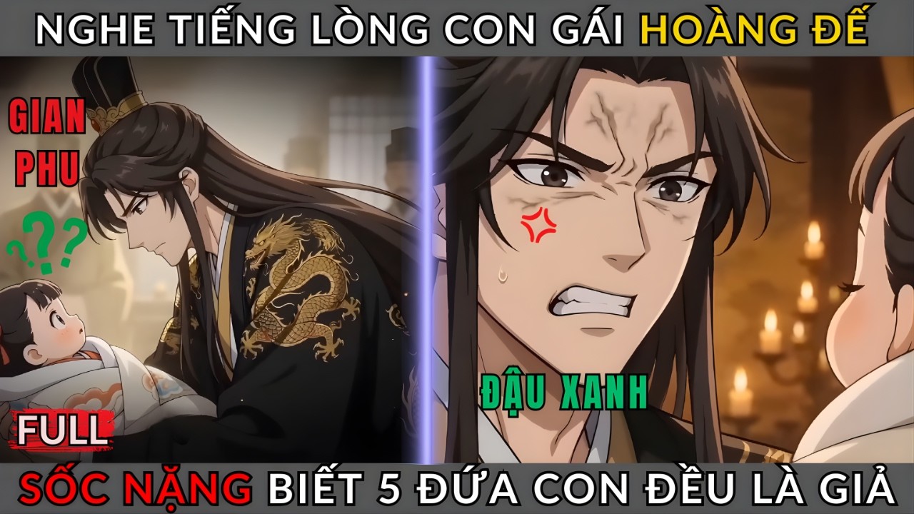 [Truyện Hay] Nghe Tiếng Lòng Con Gái Hoàng Đế Sốc Nặng Biết 5 Đứa Con Đều Là Giả
