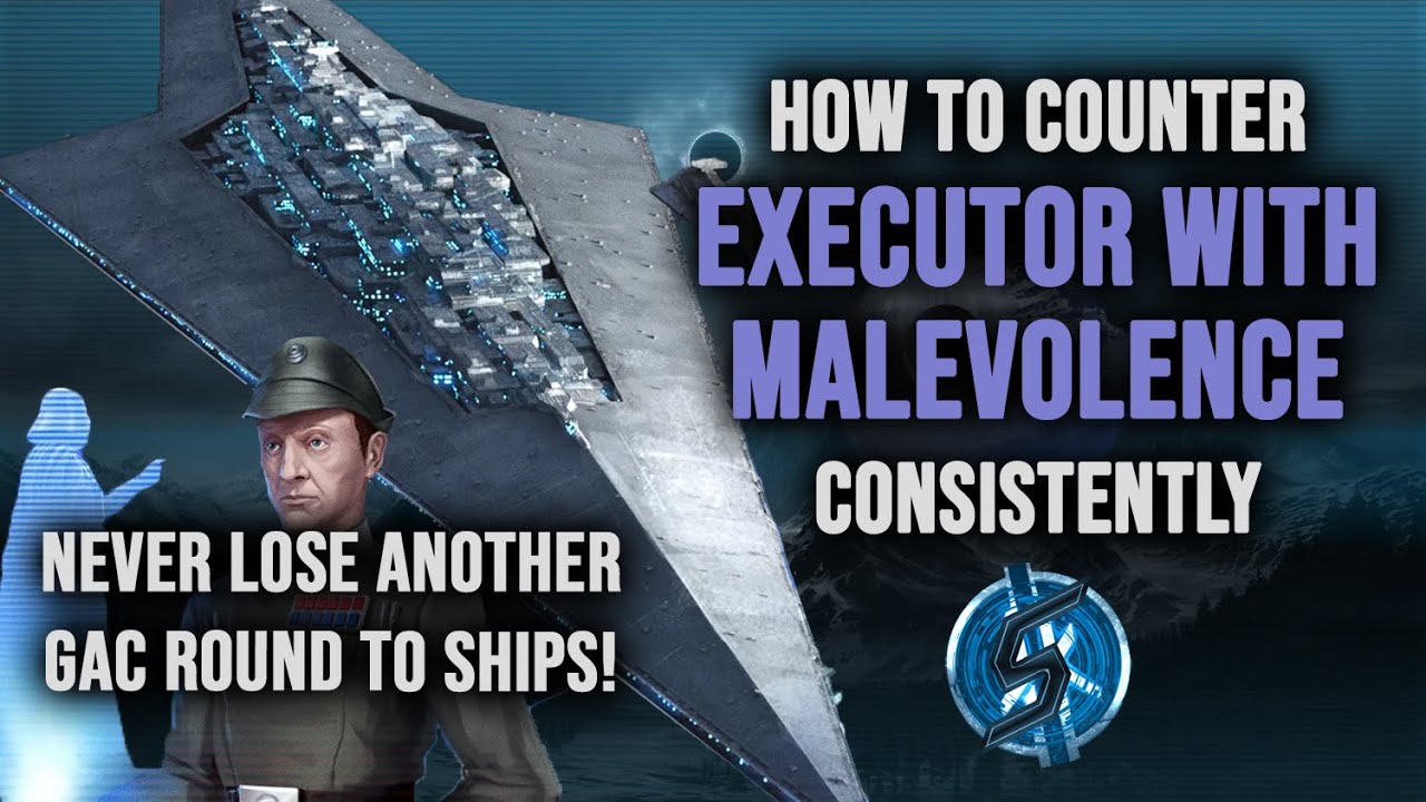 How to counter Executor with Malevolence CONSISTENTLY | TW&GAC | Counter It! Star Wars - GoH