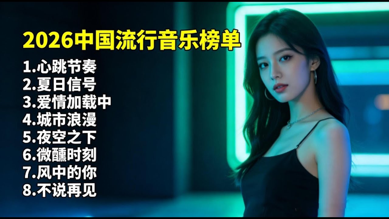 2026最新歌曲｜華語流行串燒精選｜50首越听越上头的抒情流行歌【無廣告】Top Chinese Songs 2026🎧🎧
