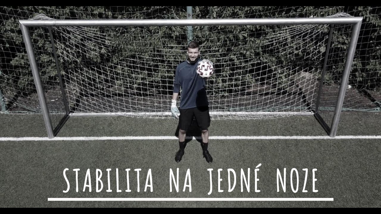 Brankářská cvičení - Stabilita na jedné noze