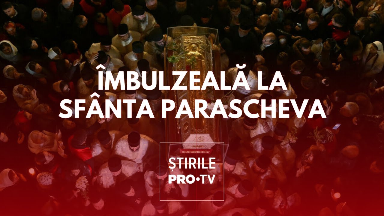 Îmbulzeală la racla cu moaștele Sfintei Parascheva din Iași