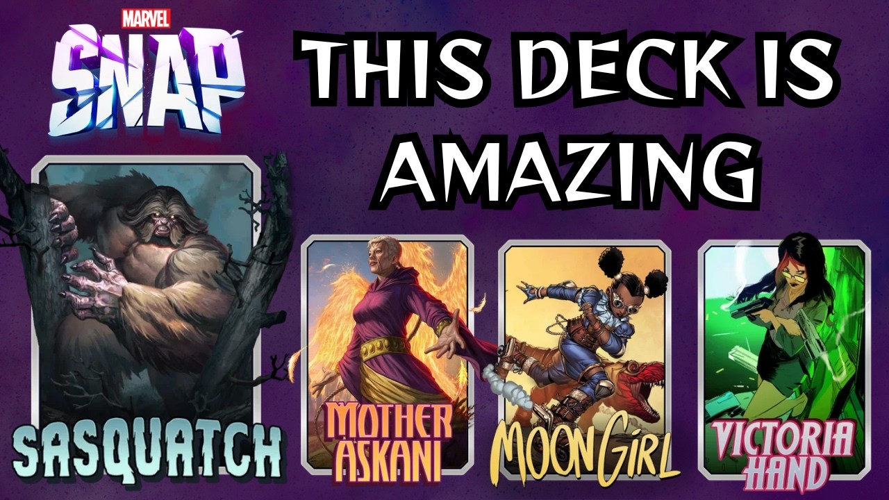 Clone & Stomp: How I Play Sasquatch for Free with Mother Askani | Marvel Snap Gameplay