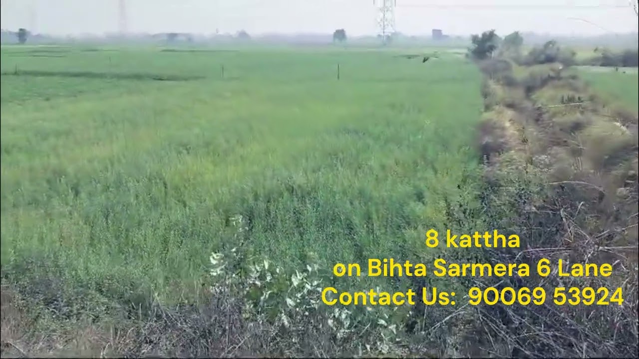 plot on Bihta Sarmera 8 Lane Highway ! plot in Patna beldarichak ! Near future Expressway! Best Plot