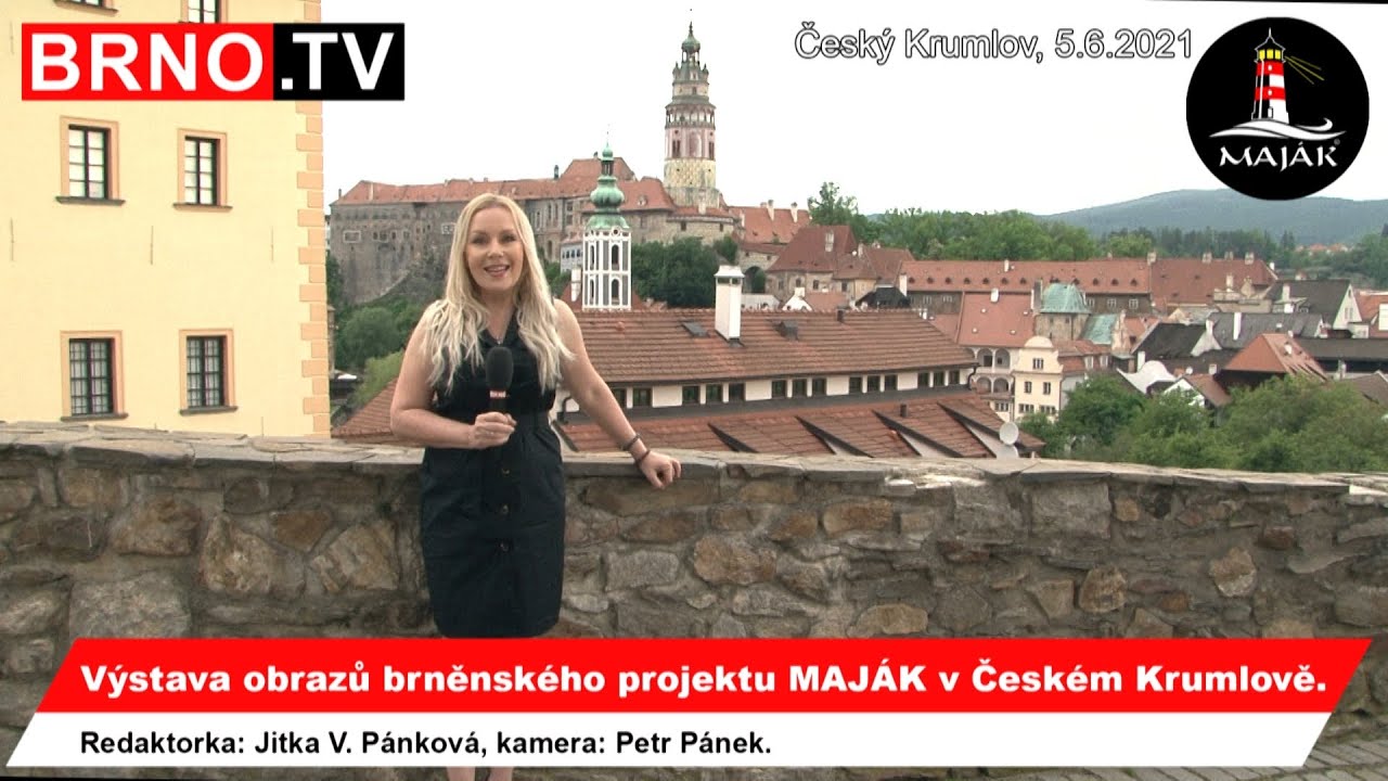 VÝSTAVA OBRAZŮ BRNĚNSKÉHO PROJEKTU MAJÁK V ČESKÉM KRUMLOVĚ | www.BRNO.TV