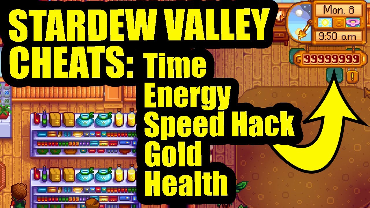 Руководство по игре Stardew Valley Cheat Engine — время, скорость, энергия, предметы, золото, здо...