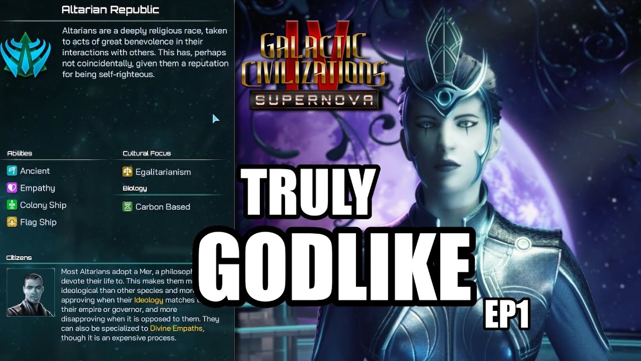 Galactic Civilizations 4: Altarian Ascendancy - Ep1 | Godlike Difficulty