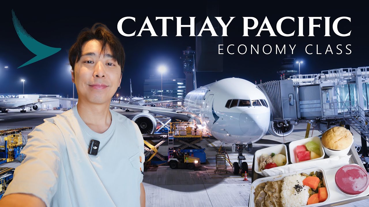 Cathay Pacific 777 Эконом-класс | Фукуока — Гонконг (2024)