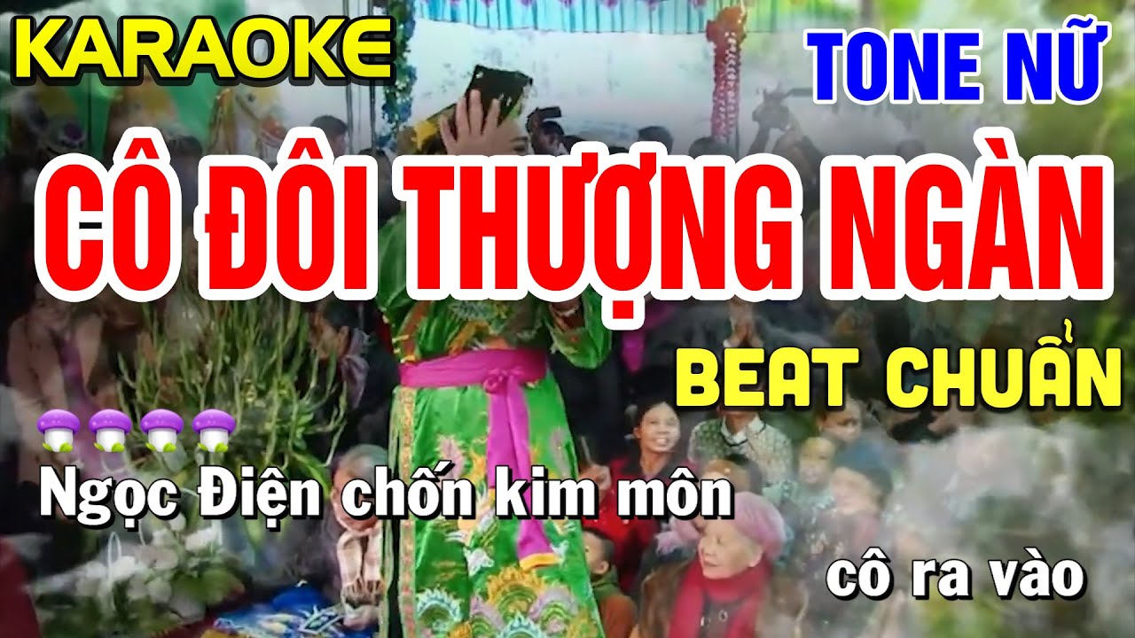 ✔ CÔ ĐÔI THƯỢNG NGÀN Karaoke Tone Nữ  BẢN HAY NHẤT | Tình Trần Karaoke