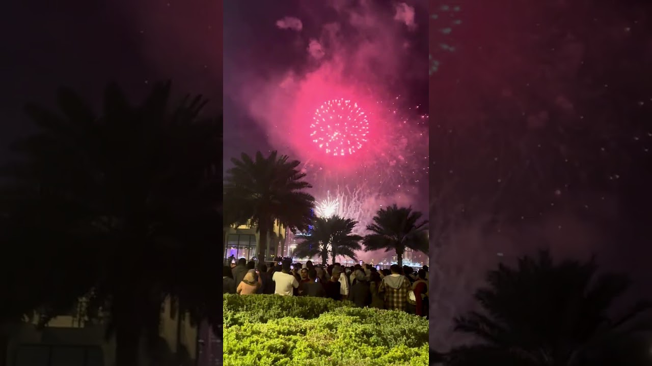 Beautiful night in SHARJHA uae happy new year 2026 #uae #newyear 