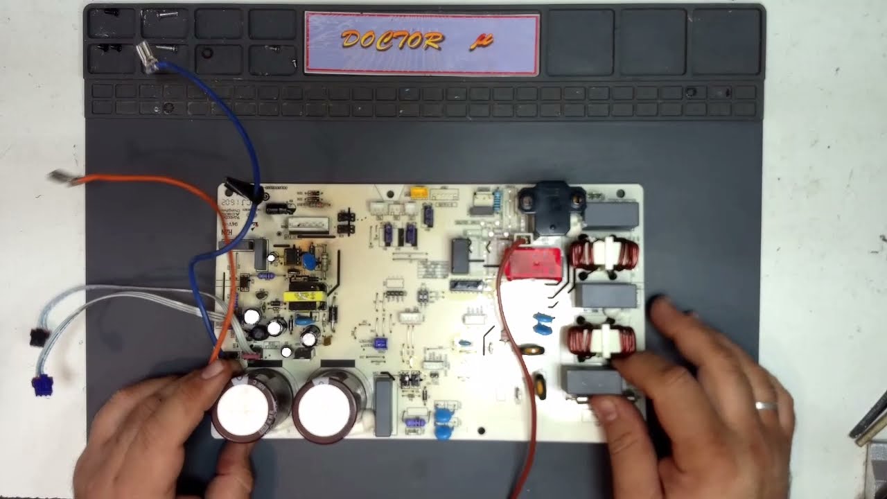 Reparación placa electrónica aire acondicionado HAIER con error E7 (otro modelo )