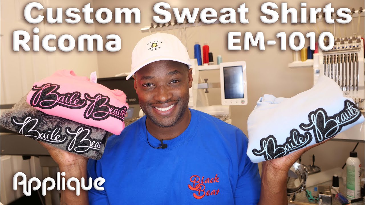 Рабочий процесс Ricoma Em 1010 Embroidery Business Applique