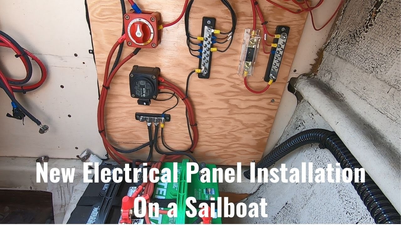New Electrical Panel Installation !! O'Day 25 Sailboat  |  E25