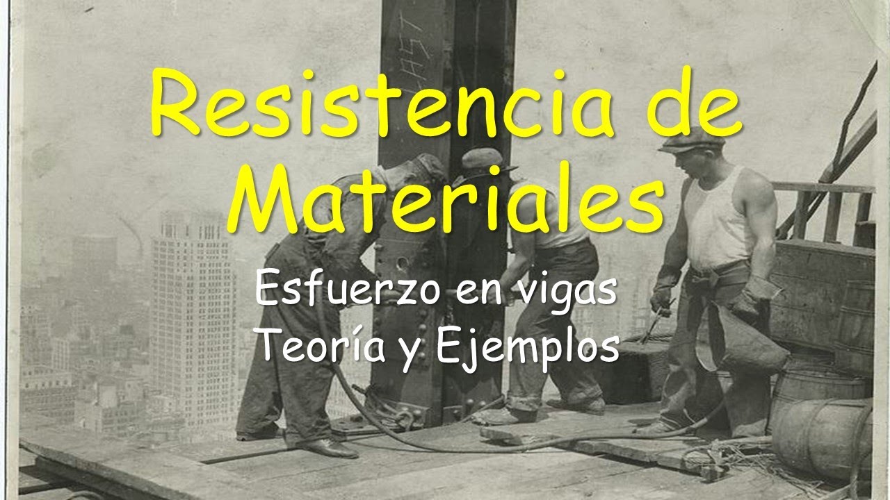 Resistencia de Materiales - Esfuerzos en vigas, Teoría y Ejemplos